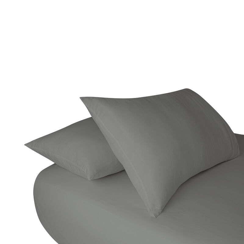 Juego de S&aacute;banas Matrimonial Sumie Gris image number null