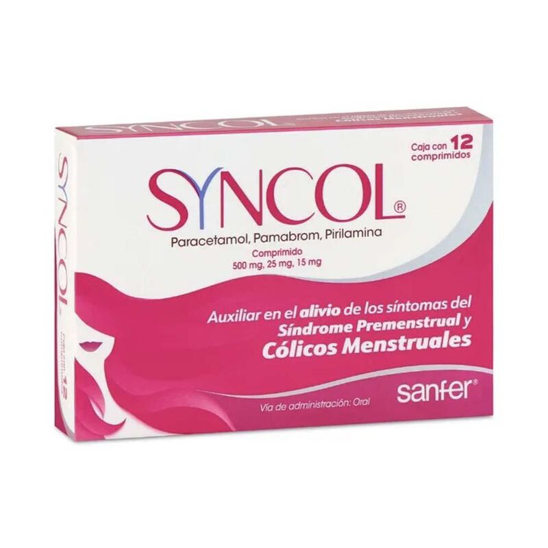 Syncol Comprimidos, 12 Piezas image number null