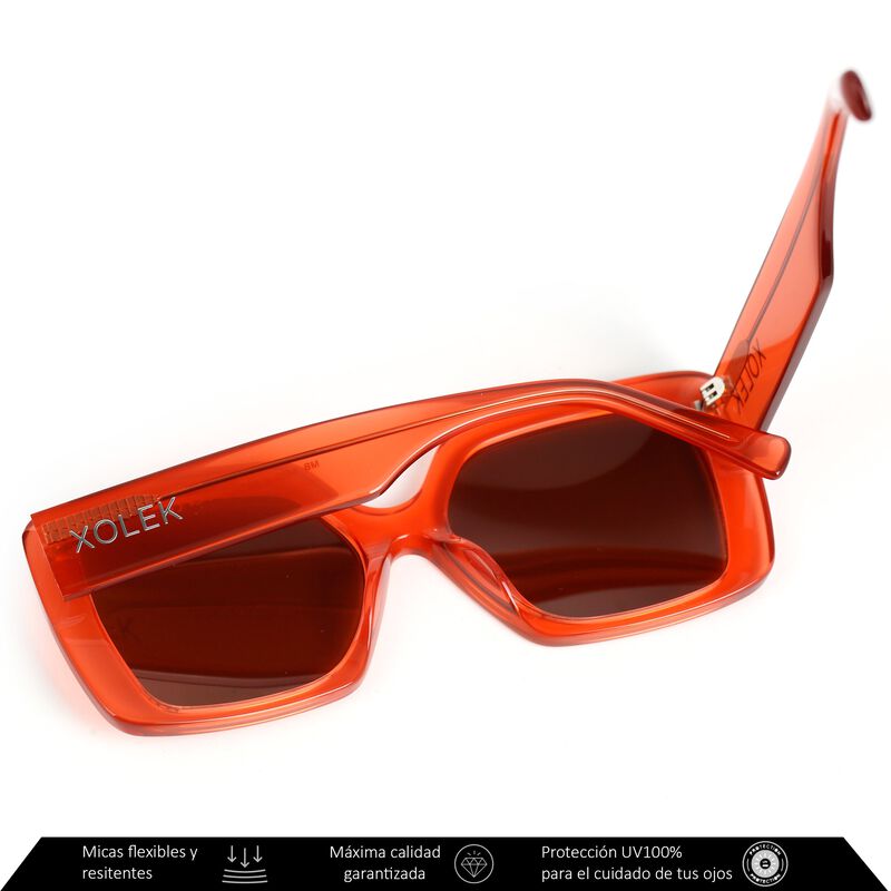 Lentes De Sol Xolek 111 Glam Acetato Retro Uv P... image number null