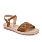 Moramora Sandalia para mujer camel