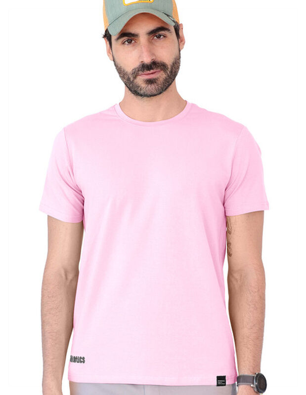 Playera Basica Lisa Caballero Premium Rosa Roos... image number null