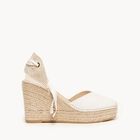 Alpargata de Cu&ntilde;a Alta Romero Napa Blanco