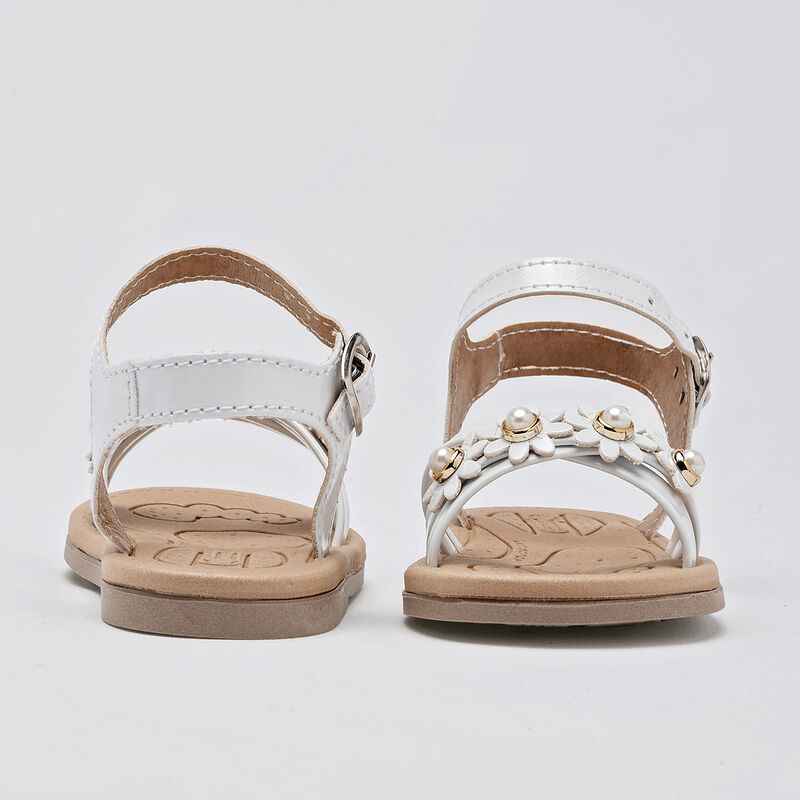 Biberones Sandalia para beb&eacute; ni&ntilde;a blanco image number null