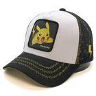 Gorra Pikachu Pokemon Parche Trucker Camionero Blanca White