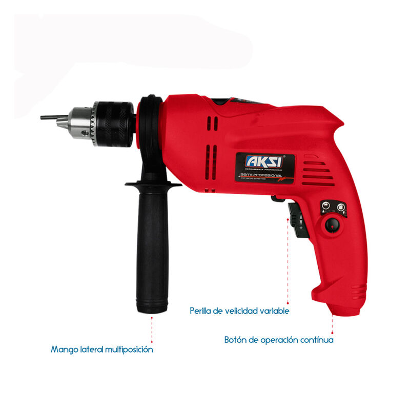 Taladro Rotomartillo Aksi 600W de 1/2 pulg Semi... image number null
